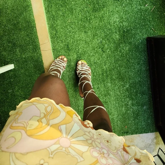 Dolce&Gabana White Strappy Wedges🔥 - Picture 5 of 7